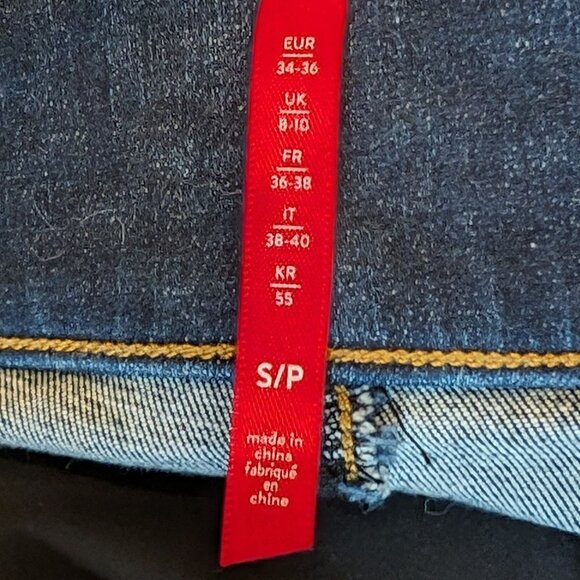 SPANX Distressed Ankle Skinny Jeans 20203R Medium Wash - Picture 13 of 16